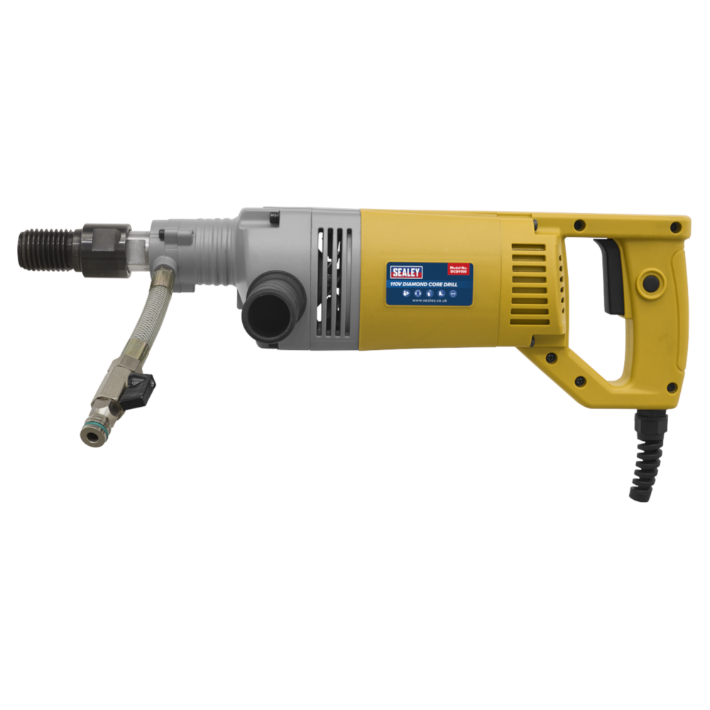 Sealey DCD110V Diamond Core Drill Masonry Concrete Drilling, 2300W 110V