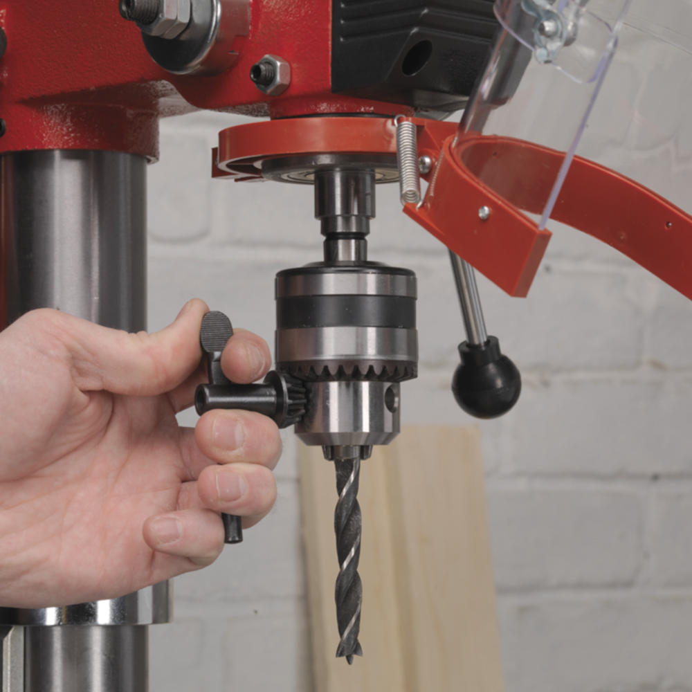 Sealey GDM140F Floor Mounted Pillar Drill, 1500mm Height, 12 Speed, 370W 230V