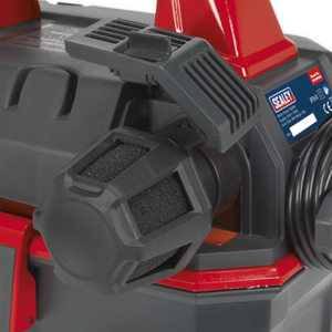 Sealey GV180WM Wet & Dry Garage Vacuum Cleaner with Remote Control Wall Mounted 18 Litre 1500W 230V