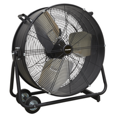 Sealey HVD24P 24" 2 Speed Industrial High Velocity Portable Air Cooling Drum Fan 330W 230V Premier