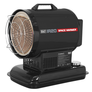 Sealey IR20 Infrared Diesel Kerosene Paraffin Fuel Heater, 70,000BTU 20.5kW 230V