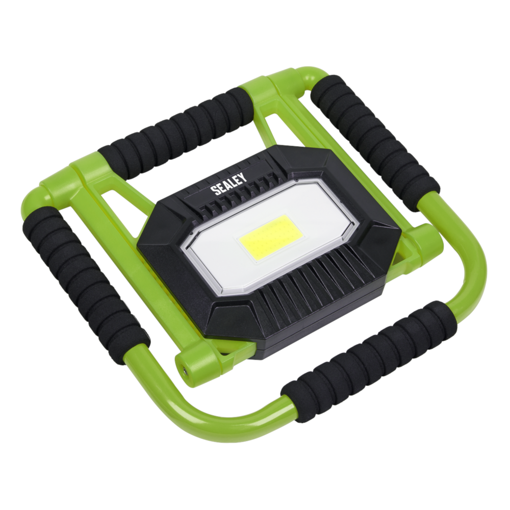 Sealey LEDFL20W COB LED Portable Rechargeable Floodlight Work Light, 20W