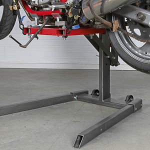 Sealey MCL500 Single Post Hydraulic Motorcycle Bike Garage Workshop Lift 450kg Capacity