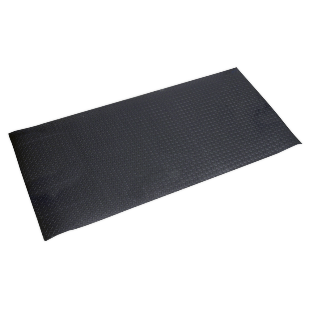 Sealey MCR0919 Anti Fatigue Slip Resistant Workshop Garage Rubber Floor Mat 910 x 1980mm
