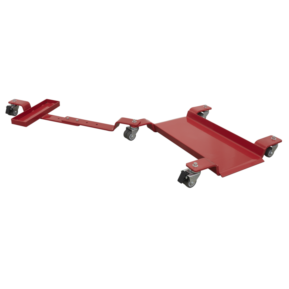 Sealey MS0630 Rear Wheel Motorcycle Bike Garage Workshop Side Support Stand Transport Dolly Trolley 500kg Capacity