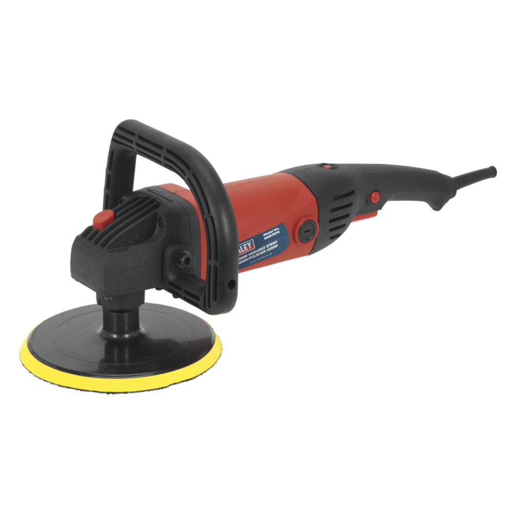 Sealey MS875PS Variable Speed Sander Polisher, 180mm, 1200W 230V
