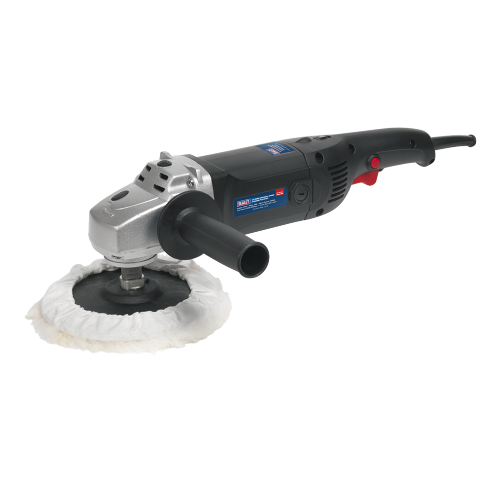 Sealey MS900PS Variable Speed Sander Polisher, 170mm, 1300W 230V