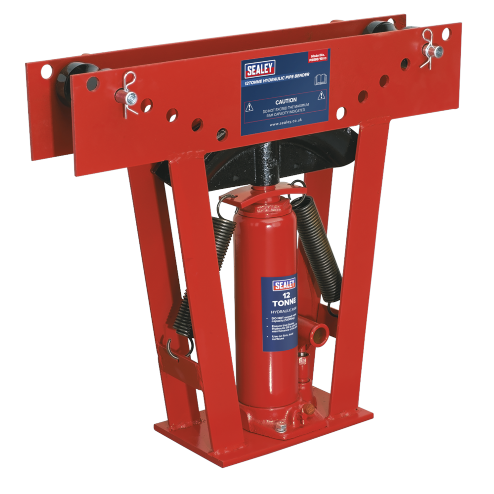 Sealey PBS99/10 12 Tonne Hydraulic Floor Mounted Steel Metal Pipe Bender