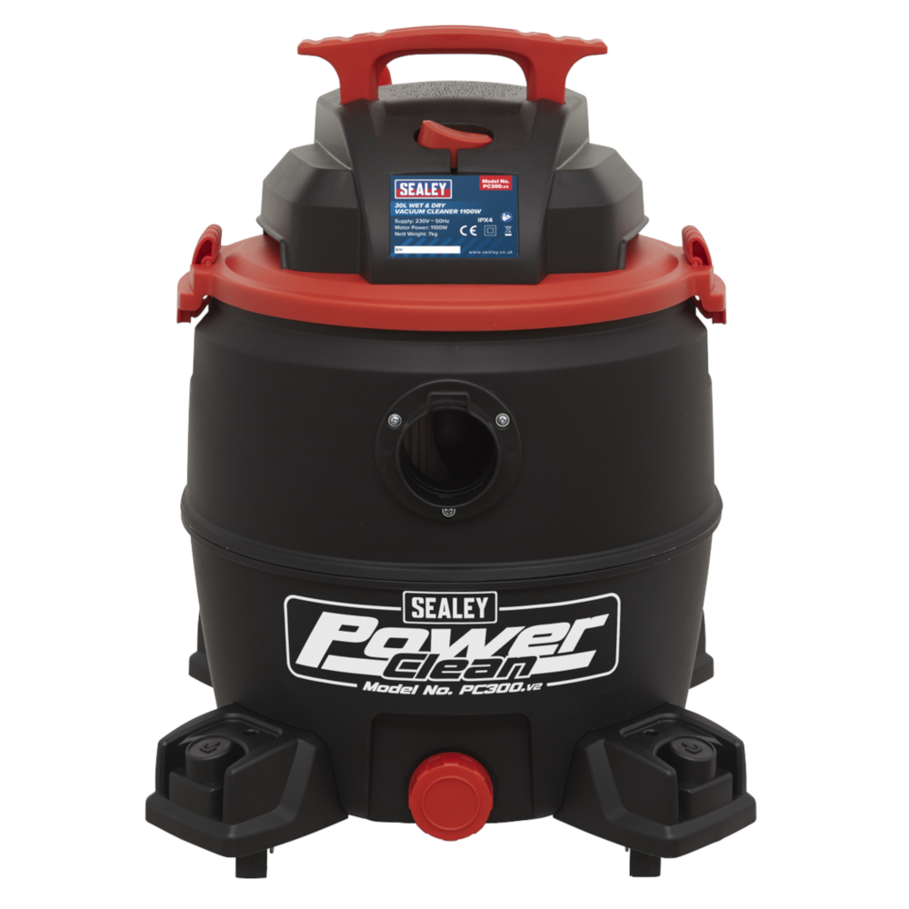 Sealey PC300 Wet & Dry Vacuum Cleaner 30 Litre 1100W 230V