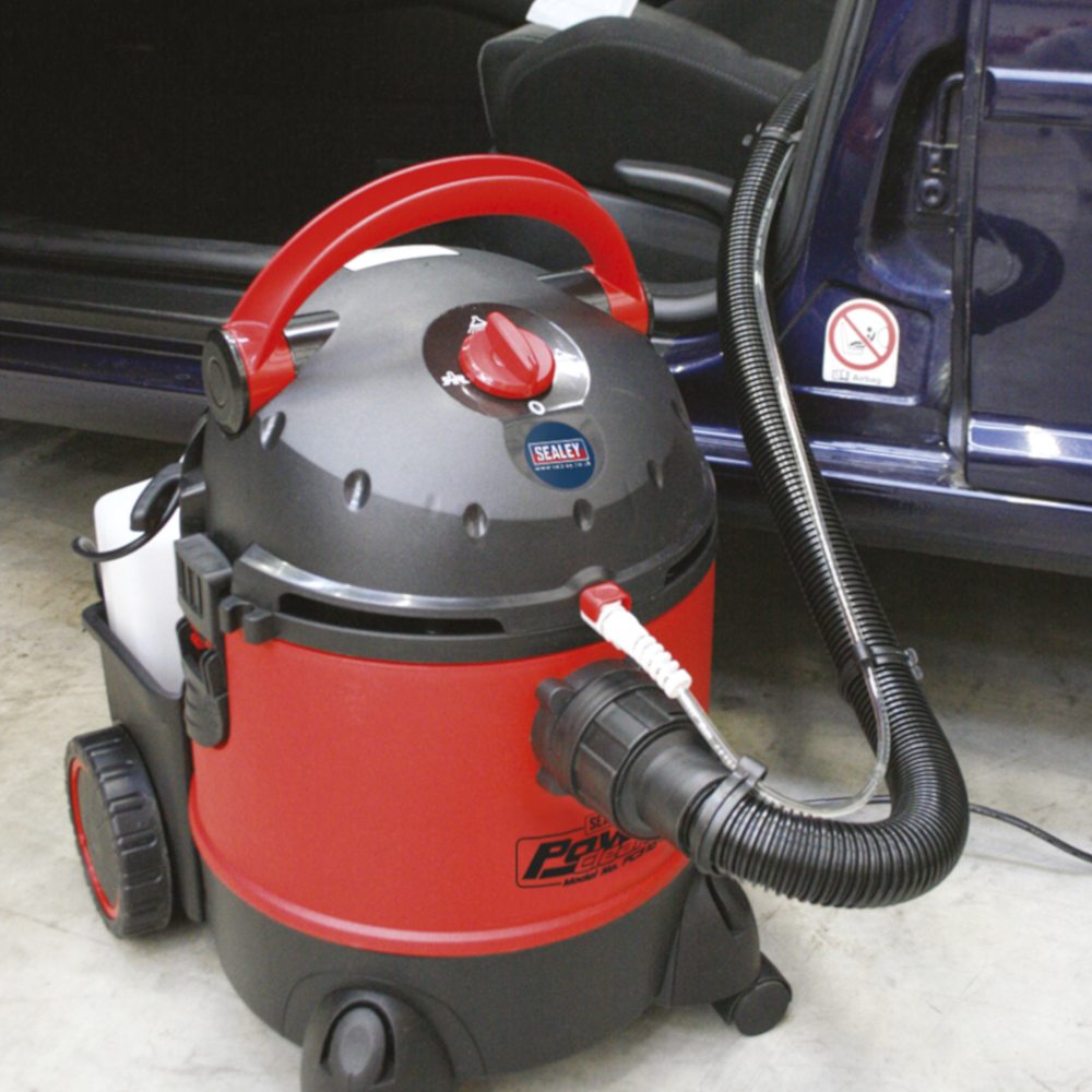 Sealey PC310 Wet & Dry Valeting Cleaner Machine with Accessories 30 Litre 1250W 230V