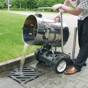 Sealey PC477 Wet & Dry Industrial Vacuum Cleaner with Swivel Stainless Steel 77 Litre 2400W 230V