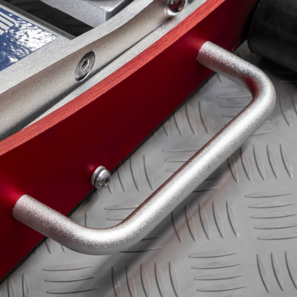 Sealey RJAS1550 1.5 Tonne Aluminium Low Entry Profile Garage Workshop Lifting Trolley Jack with Rocket Lift