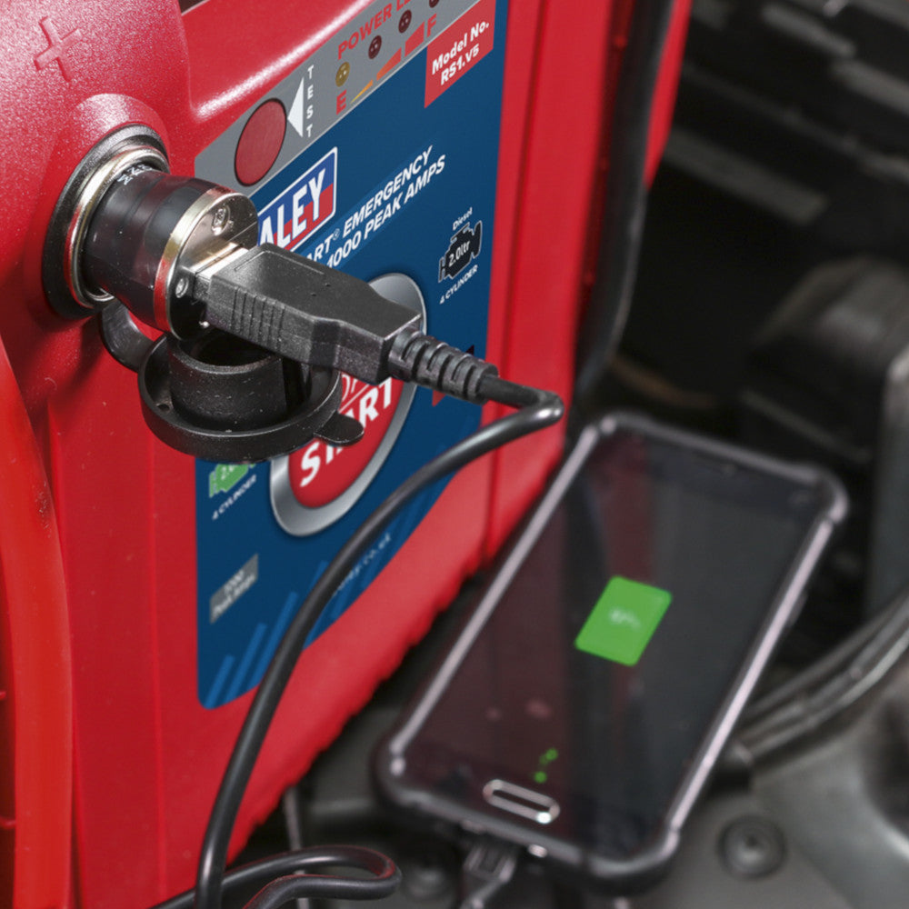 Sealey RS1 RoadStart Emergency Vehicle Roadside Battery Charger Jump Starter 1000 Amps 12V