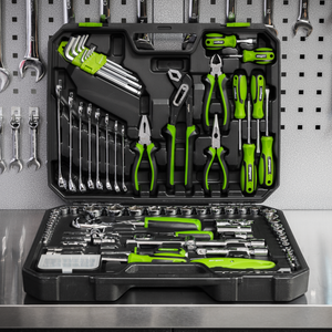 Sealey S01214 135 Piece Socket, Hex Bit, Spanner, Screwdriver, Pliers Mechanics Hand Tool Kit