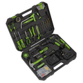 Sealey S01224 Siegen Cordless Combi Drill 18V with 101 Tool Kit