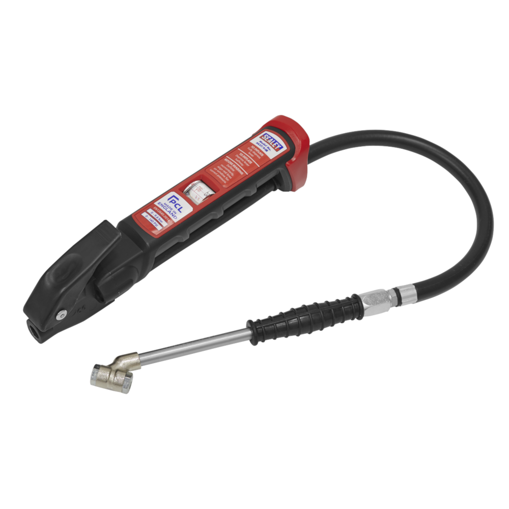 Sealey SA37/93B PCL Anodised Wheel Tyre Air Inflator with Push-On Connector