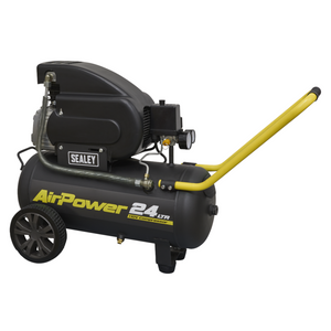 Sealey SAC2420E110V Direct Drive Air Compressor, 24 Litre, 2hp 1.49kW 110V