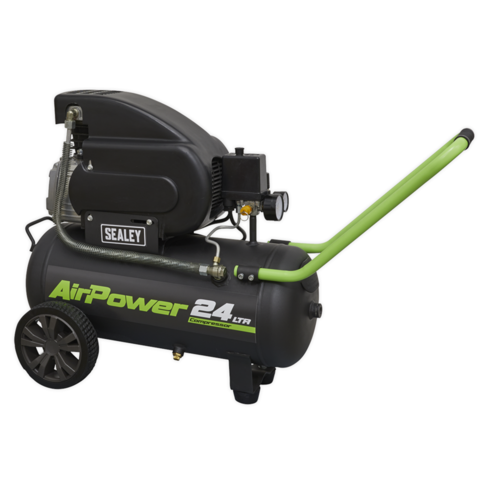 Sealey SAC2420E Direct Drive Air Compressor, 24 Litre, 2hp 1.49kW 230V