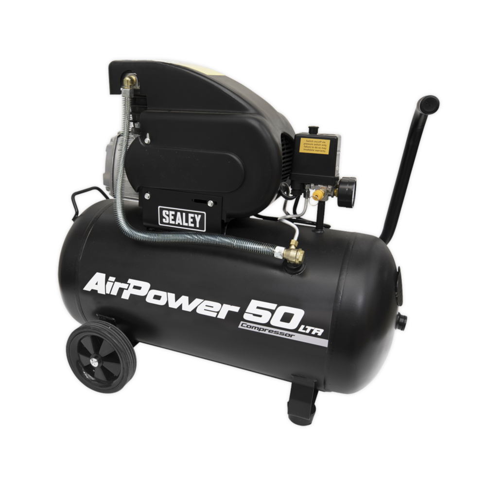 Sealey SAC5020A Direct Drive Air Compressor, 50 Litre, 2hp 1.49kW 230V