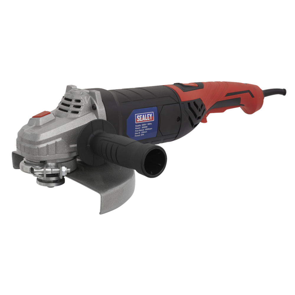 Sealey SAG230 Heavy-Duty Angle Grinder, 230mm, 2000W 230V