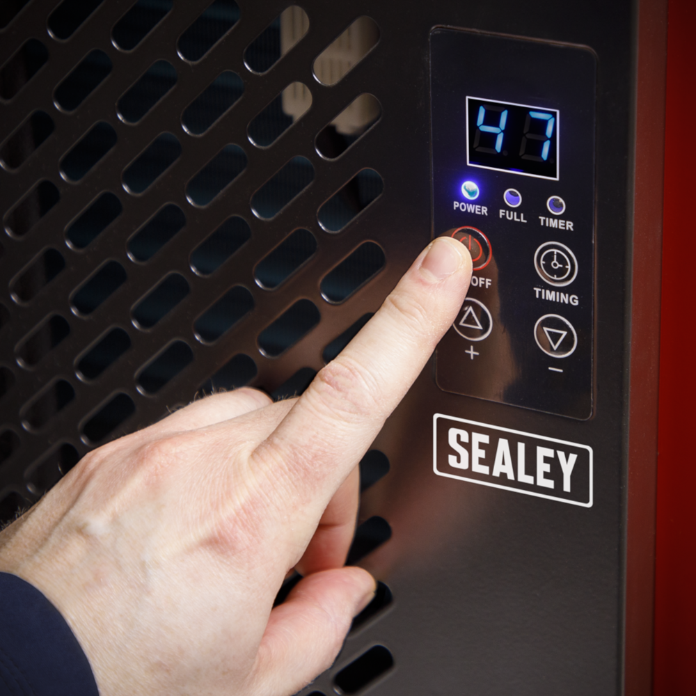Sealey SDH70 Industrial Moisture Mildew Mould Remover Dehumdifier 70 Litre 1300W 230V