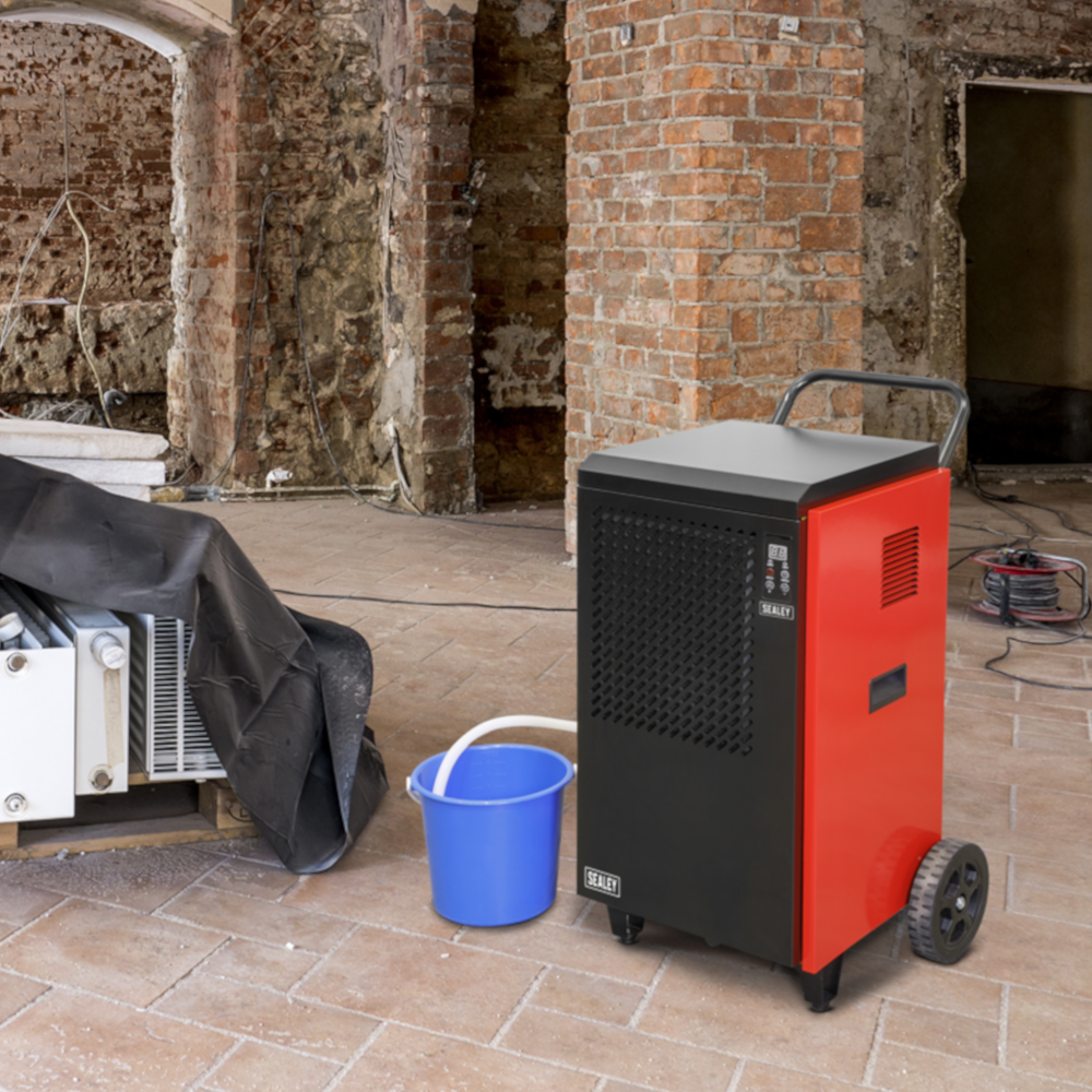Sealey SDH70 Industrial Moisture Mildew Mould Remover Dehumdifier 70 Litre 1300W 230V