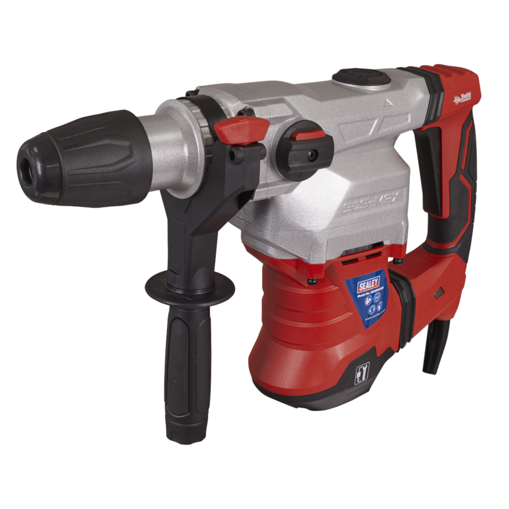 Sealey SDSMAX40 SDS Max Rotary Hammer Masonry Chisel Drill 40mm, 1500W 230V