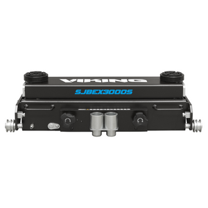 Sealey SJBEX3000S Viking Air Operated Jacking Beam MOT Inspection Pit Ramp with Arm Extenders and Roller Supports, 3 Tonne Capacity, Black