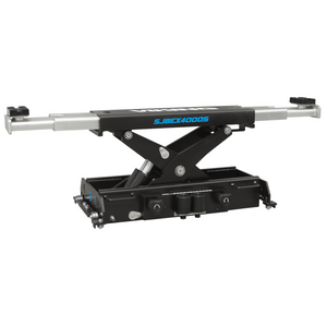 Sealey SJBEX4000S Viking Air Operated Jacking Beam MOT Inspection Pit Ramp with Arm Extenders and Roller Supports, 4 Tonne Capacity, Black