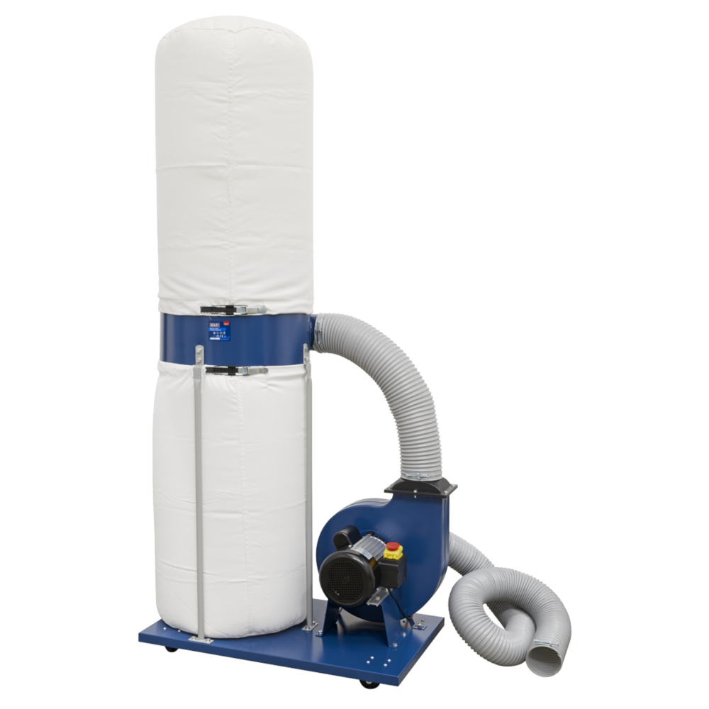 Sealey SM47 Portable Dust and Chip Collector Extractor 2hp 1500W 230V