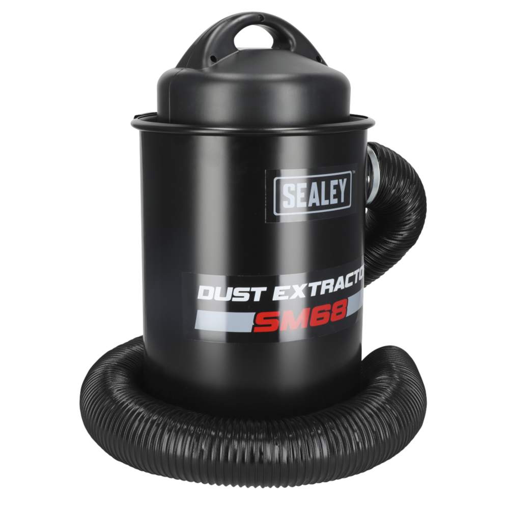 Sealey SM68 Portable Dust and Chip Collector Extractor 50 Litre 1200W 230V