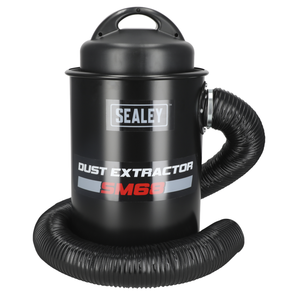 Sealey SM68 Portable Dust and Chip Collector Extractor 50 Litre 1200W 230V