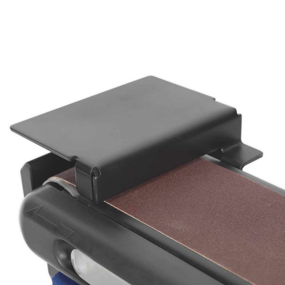 Sealey SM914 Bench Mounted Garage Workshop Belt and Disc Sander 915 x 100mm/150mm 370W 230V