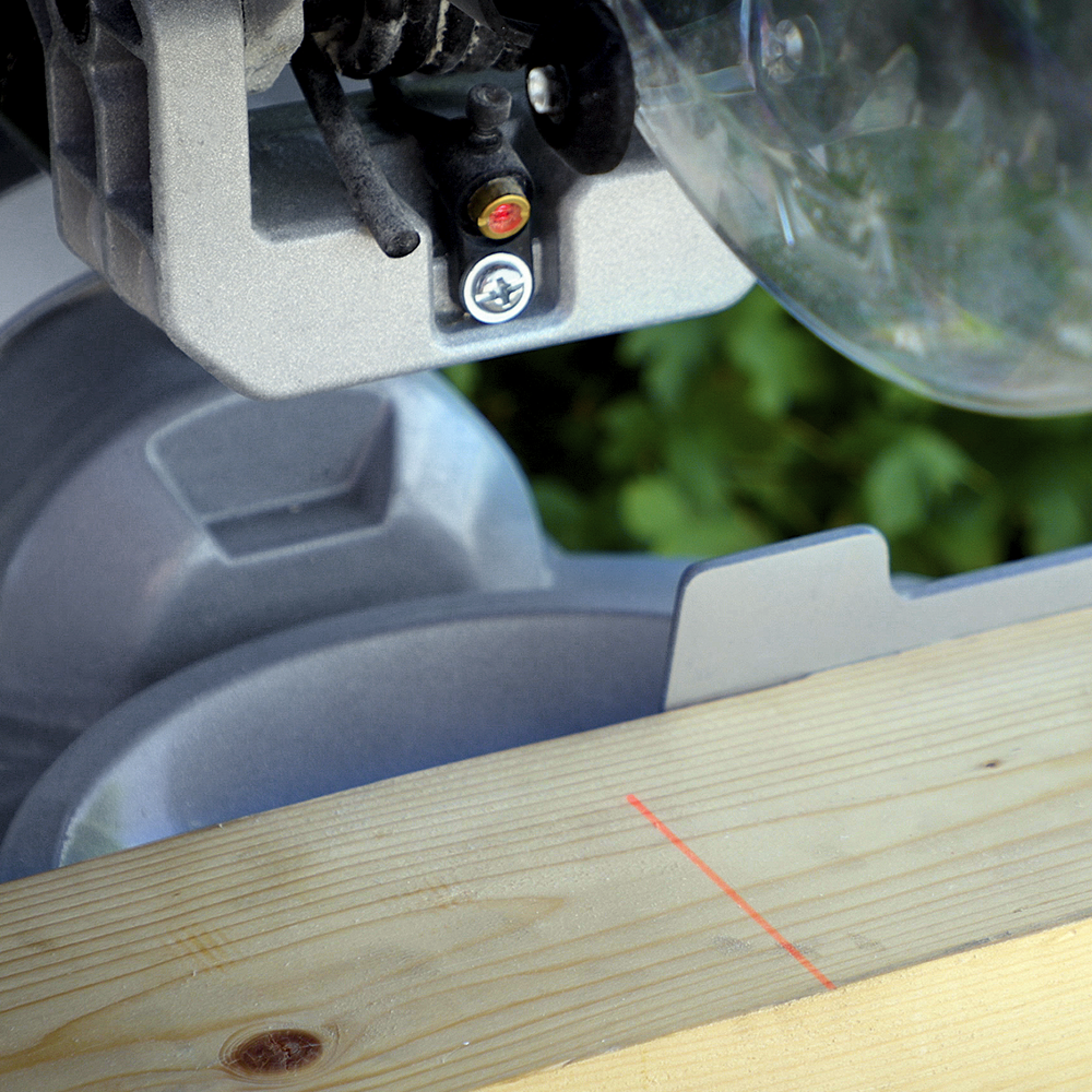 Sealey SMS255 Double Bevel Sliding Compound Miter Wood Cutting Saw 255mm 2000W 230V