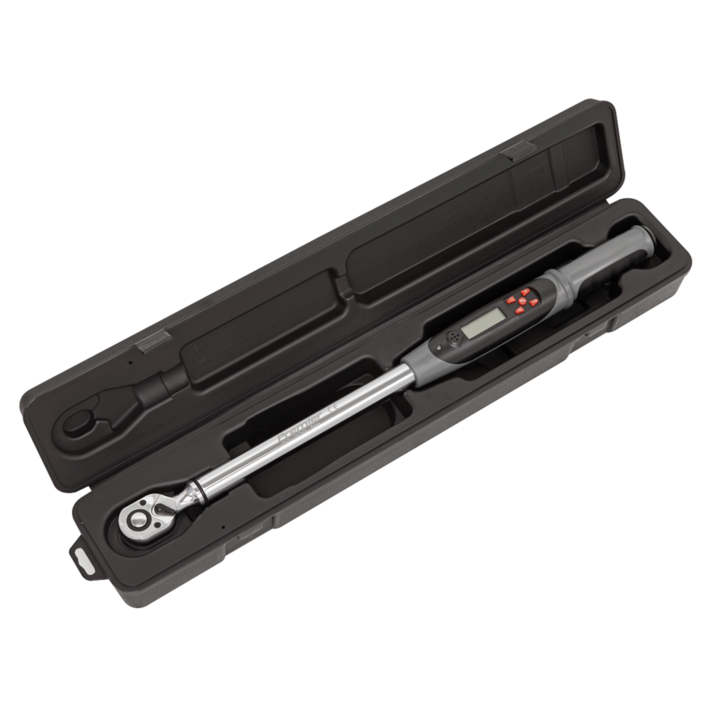 Sealey STW306 1/2in Sq Drive Digital Torque Wrench with Angle Function 20-200Nm