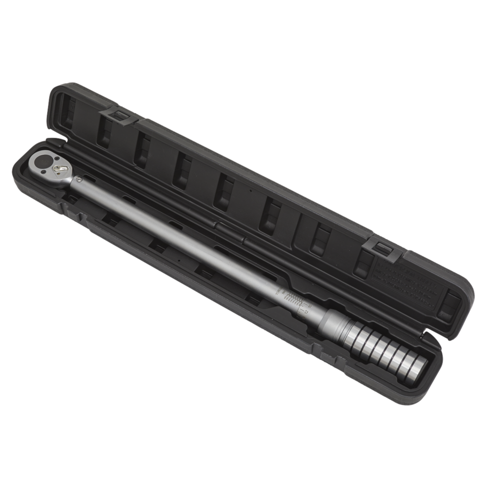Sealey STW704 Calibrated Micrometer Style Torque Wrench, 1/2"Sq. Drive, 60-340Nm (44-250lb.ft)