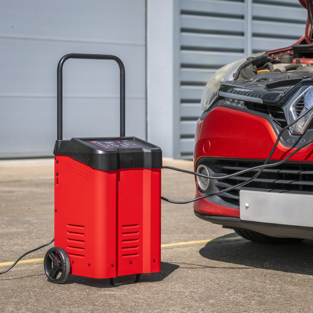 Sealey SUPERSTART200D Professional Heavy Duty Garage Workshop Vehicle Automatic Battery Charger Starter 200/60 Amp 12V 24V