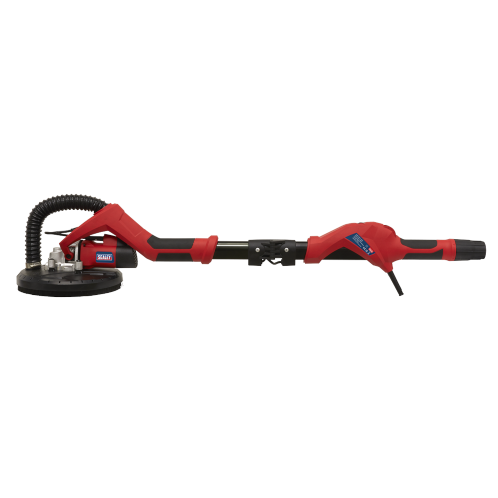 Sealey TDWS600 Long Reach Telescopic Drywall Plasterboard Electric Sander, 215mm Diameter, 600W