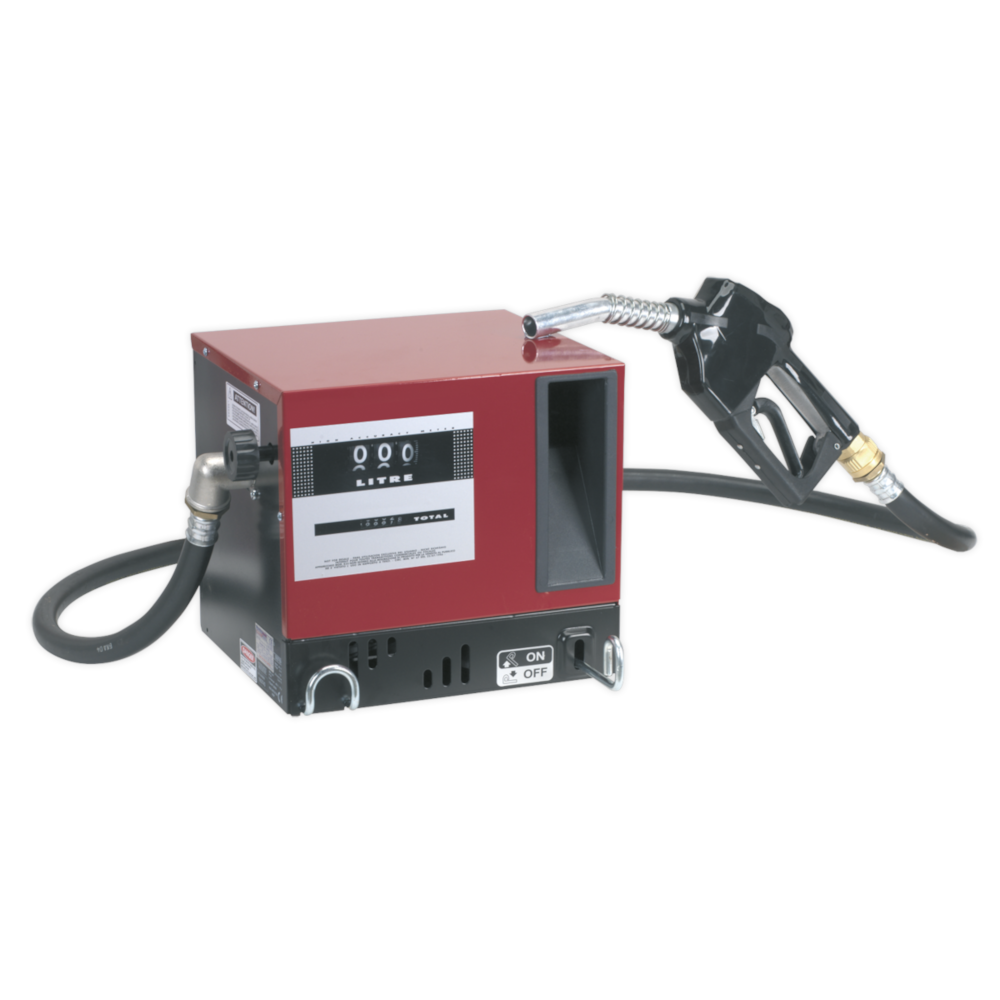 Sealey TP955 Wall Mounted Diesel Fluid Transfer Pump System with Meter 56L/min 350W 230V