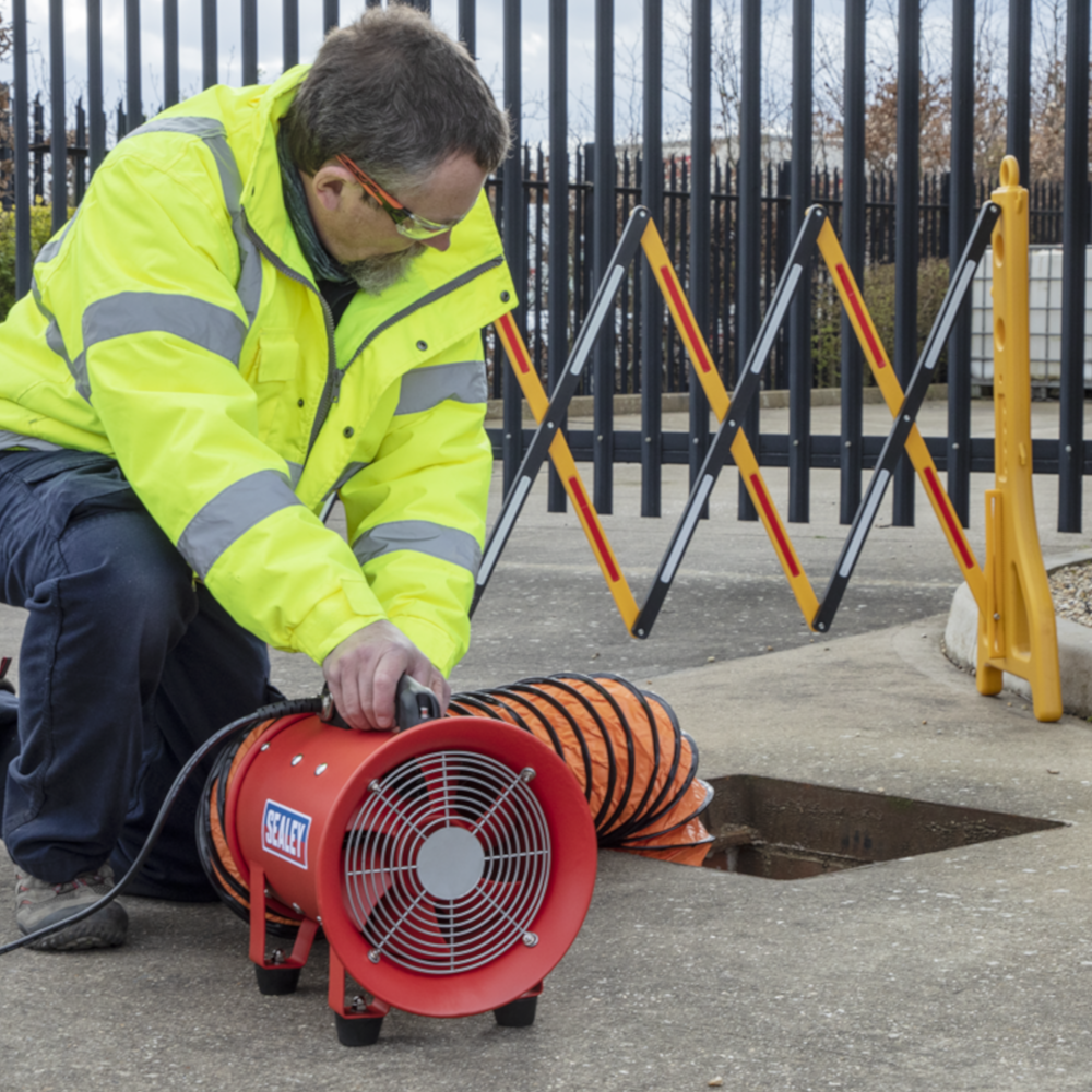 Sealey VEN200 Portable Air Ventilator 200mm with 5m Ducting