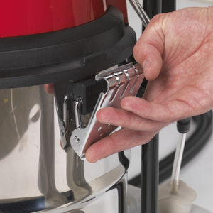 Sealey VMA915 Wet & Dry Valet Cleaner Machine with Stainless Steel Drum 30 Litre 1500W 230V
