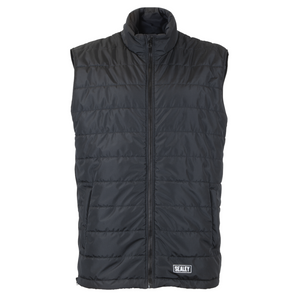 Sealey WPHG01 Heated Puffy Gilet Bodywarmer Water Resistant Coat Jacket 5V 44"-52" Chest