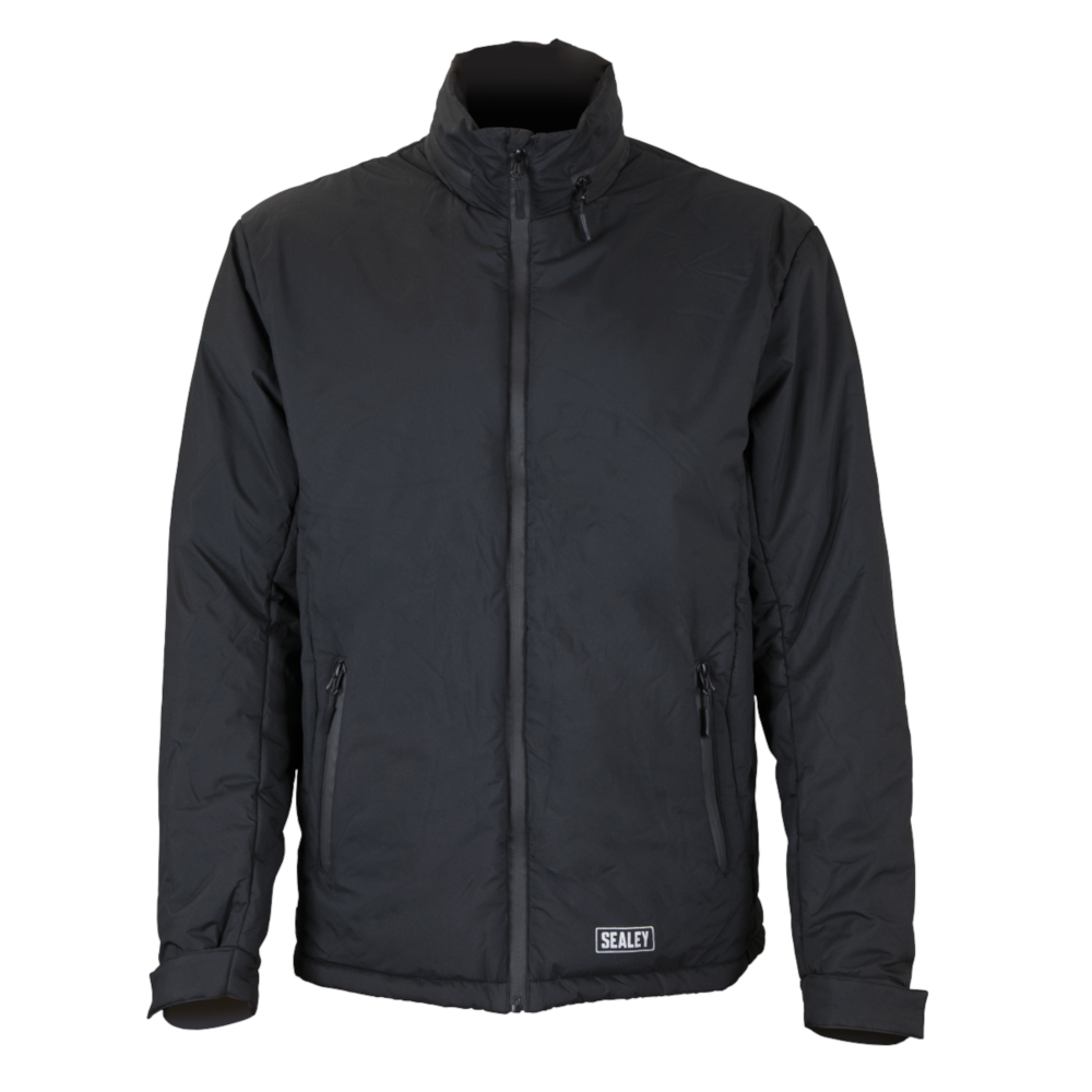 Sealey WPHJ Heated Thermal Rain Weather Coat Jacket 5V