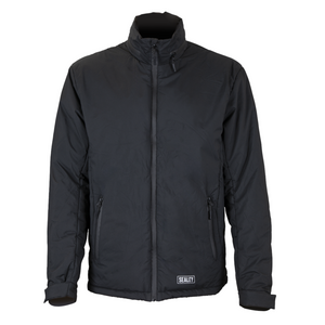 Sealey WPHJ Heated Thermal Rain Weather Coat Jacket 5V