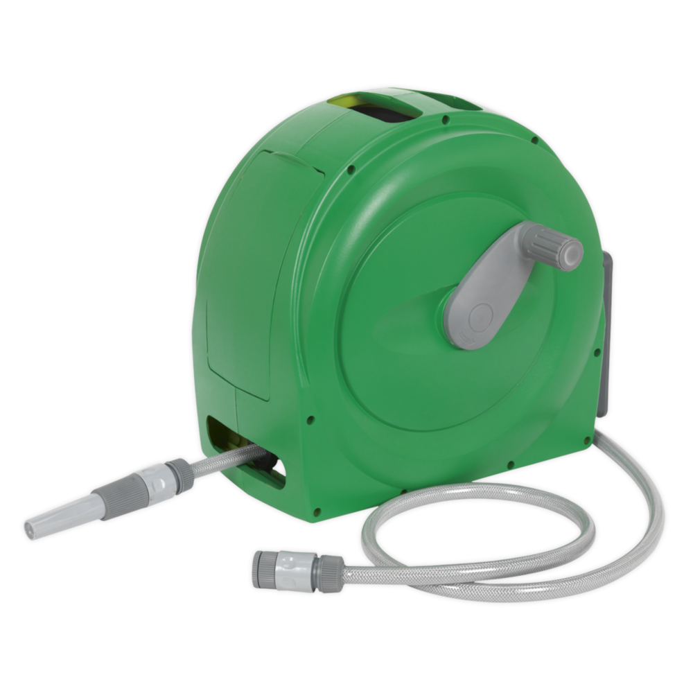 Sealey WR92 Retractable 13mm PVC Water Garden Hose 20 Metre