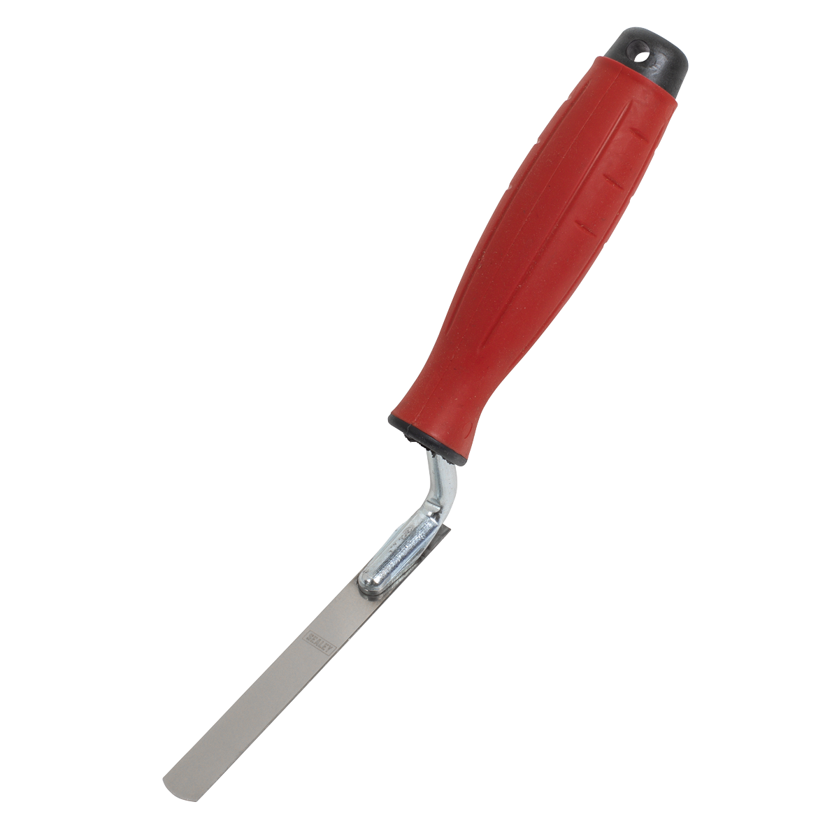 Stainless Steel Edging Trowel with Rubber Handle 12mm