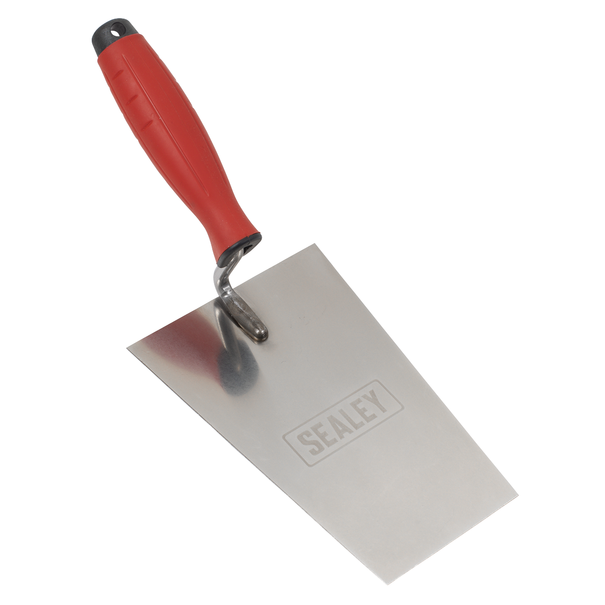 Stainless Steel Bucket Trowel with Rubber Handle 180mm