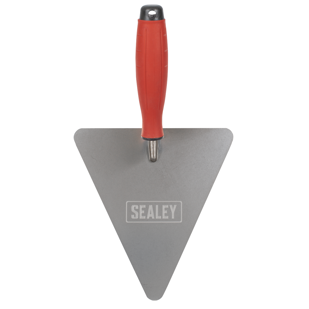 Stainless Steel Triangular Brick Trowel with Rubber Handle 1