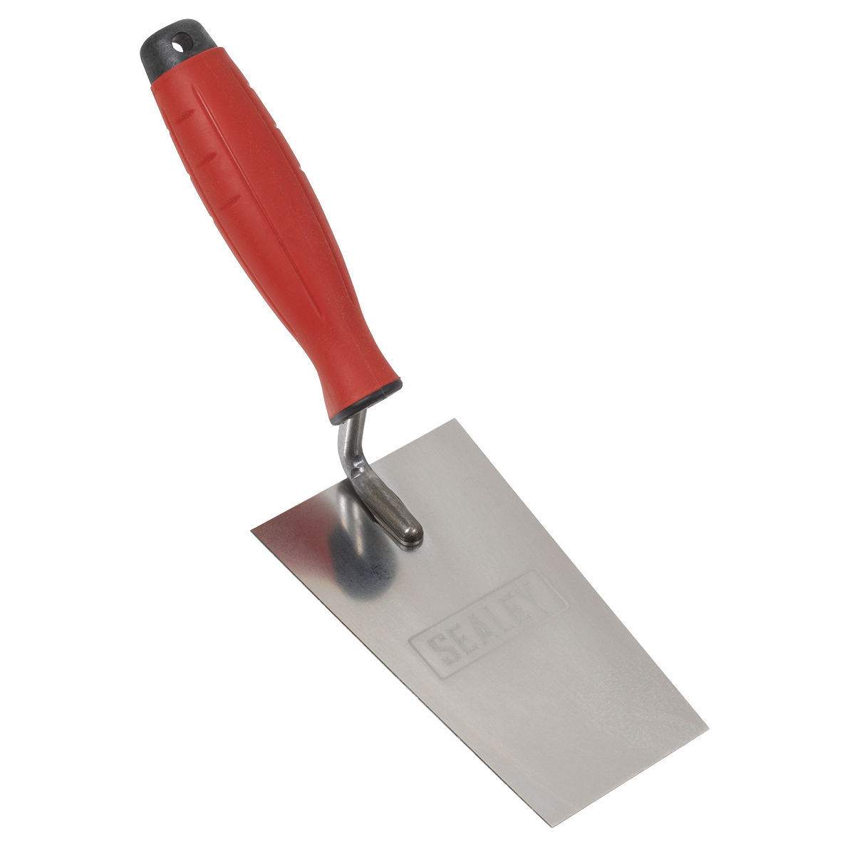 Stainless Steel Filler Trowel with Rubber Handle 140mm