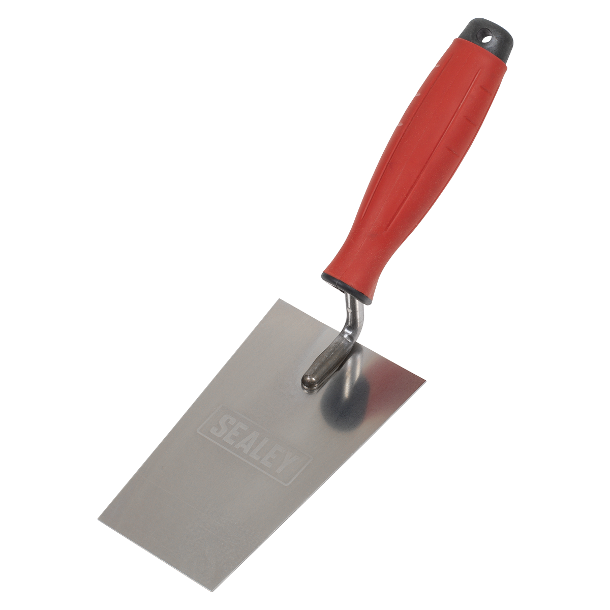 Stainless Steel Filler Trowel with Rubber Handle 140mm